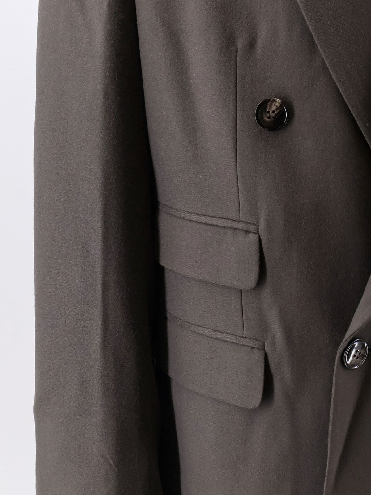 Giorgio Armani Men's Oversized Fluid Virgin Wool Suit Blue, view 3
