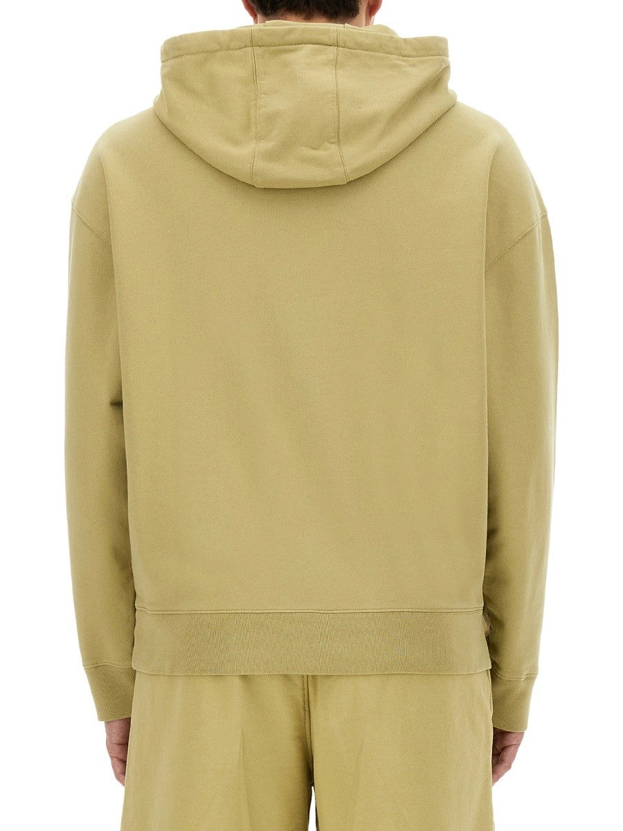 Maison Kitsuné Men's Oversized Hoodie Beige