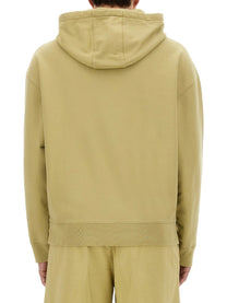 Maison Kitsuné Men's Oversized Hoodie Beige
