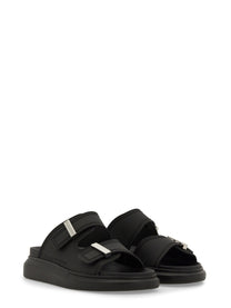 Alexander McQueen Women's Oversized Hybrid Sandal Black