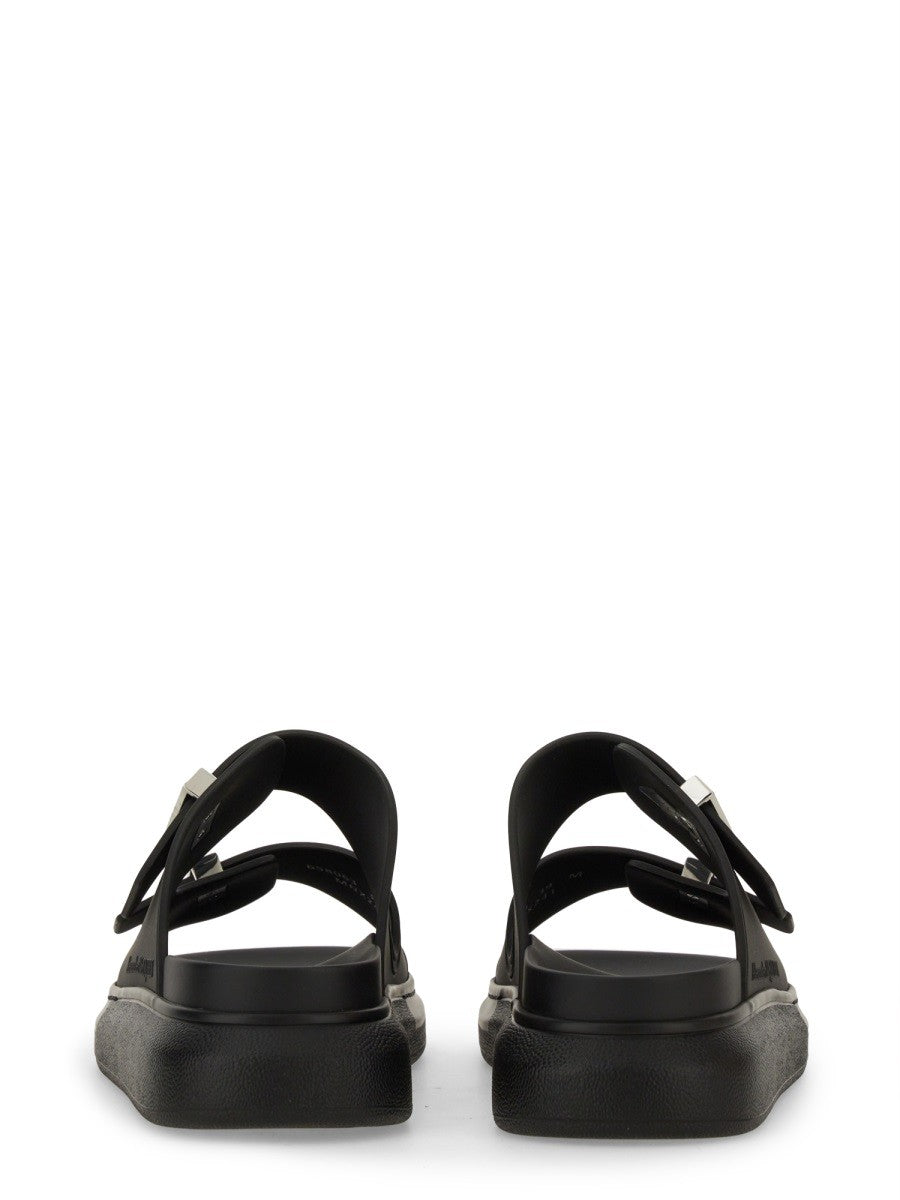 Alexander McQueen Women's Oversized Hybrid Sandal Black