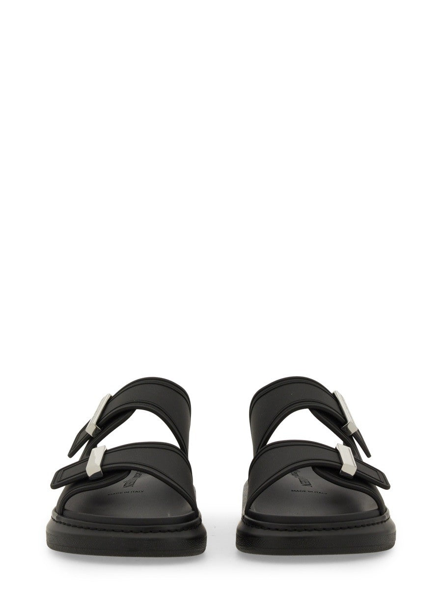 Alexander McQueen Women's Oversized Hybrid Sandal Black