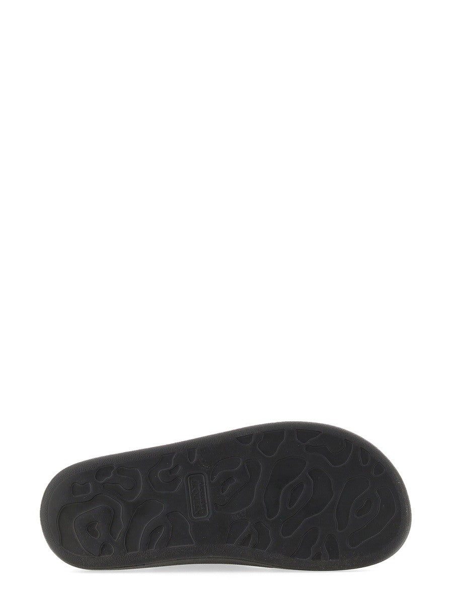 Alexander McQueen Women's Oversized Hybrid Sandal Black