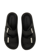 Alexander McQueen Women's Oversized Hybrid Sandal Black, view 3