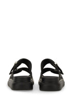 Alexander McQueen Women's Oversized Hybrid Sandal Black, view 5