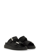 Alexander McQueen Women's Oversized Hybrid Sandal Black, view 2