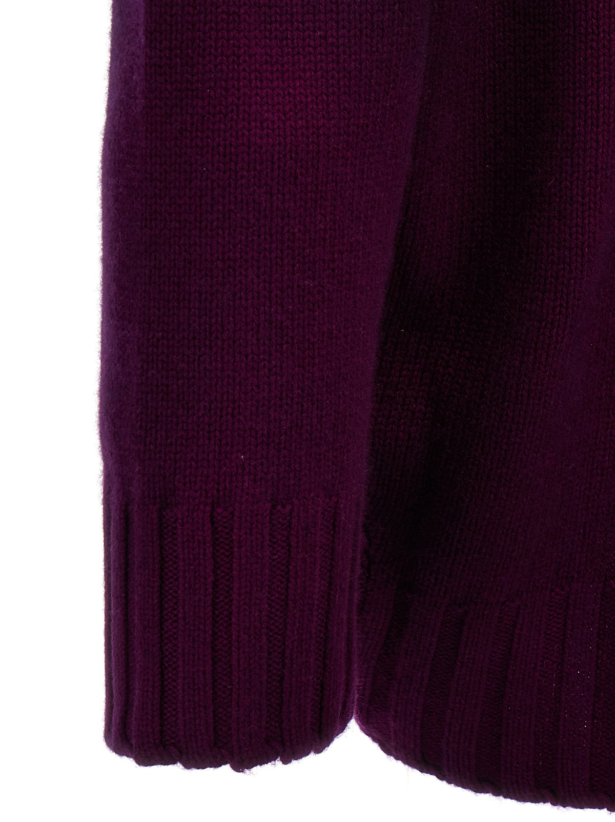 The Attico Oversized Knit Dress Purple