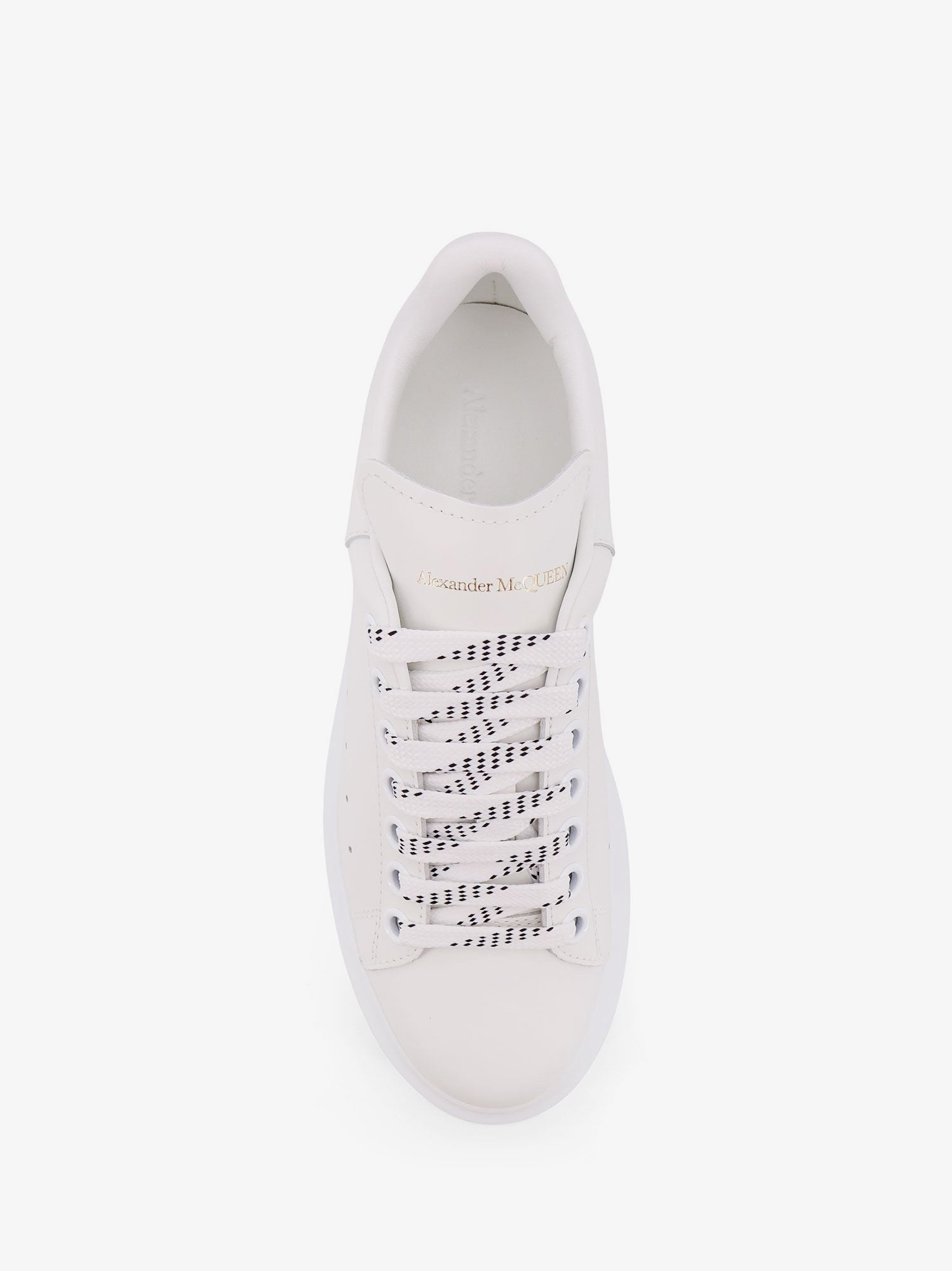 Alexander McQueen Women's Oversized Leather Sneakers White