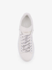 Alexander McQueen Women's Oversized Leather Sneakers White