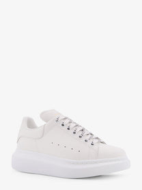 Alexander McQueen Women's Oversized Leather Sneakers White