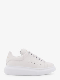 Alexander McQueen Women's Oversized Leather Sneakers White