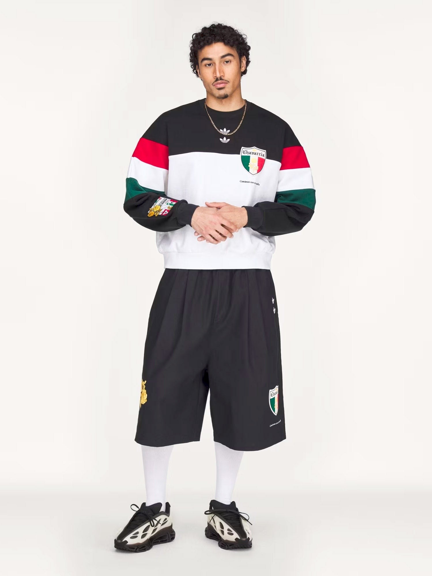 adidas Originals x Willy Chavarria Men's Oversized Megaride Sneakers Black
