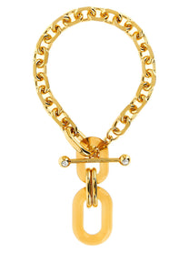 Rabanne Oversized Mesh Necklace Gold