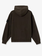 Stone Island Men's Oversized Organic Cotton Hoodie Grey, view 2