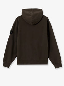 Stone Island Men's Oversized Organic Cotton Hoodie Grey