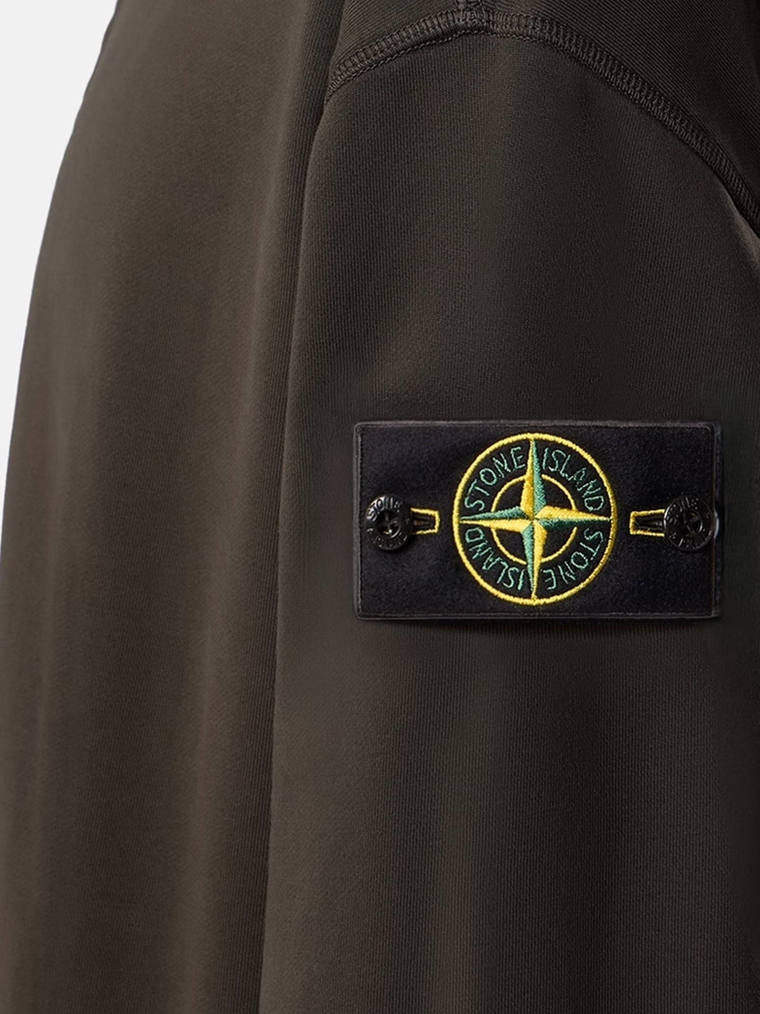 Stone Island Men's Oversized Organic Cotton Hoodie Grey