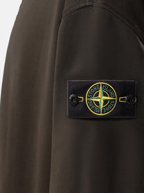 Stone Island Men's Oversized Organic Cotton Hoodie Grey