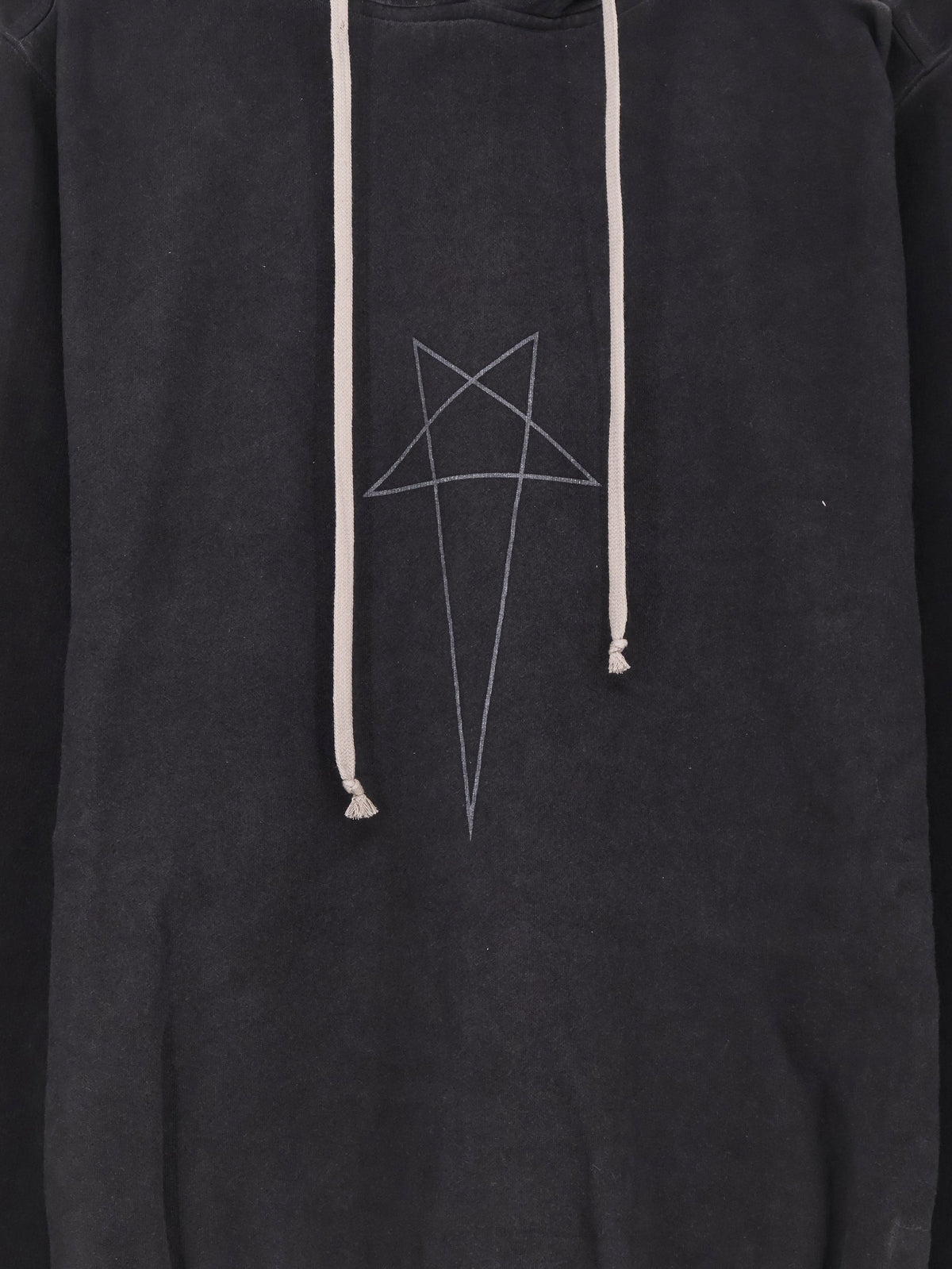 DRKSHDW Men's Oversized Organic Cotton Hoodie Black, view 3