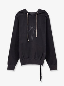 DRKSHDW Men's Oversized Organic Cotton Hoodie Black