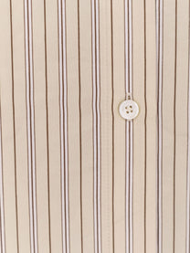 Toteme Women's Striped Silk Shirt Beige
