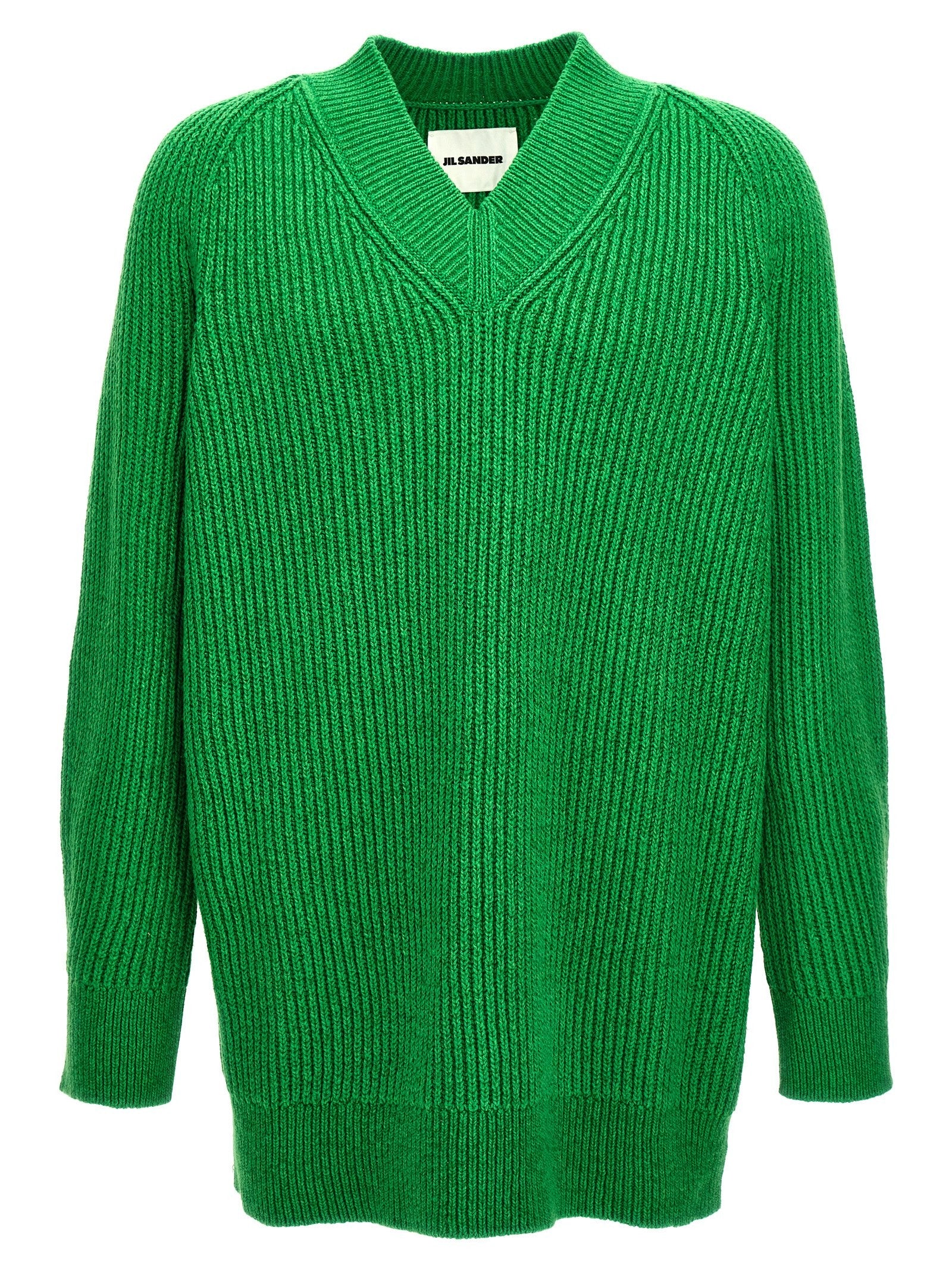 Jil Sander Oversized Sweater Green