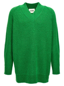 Jil Sander Oversized Sweater Green