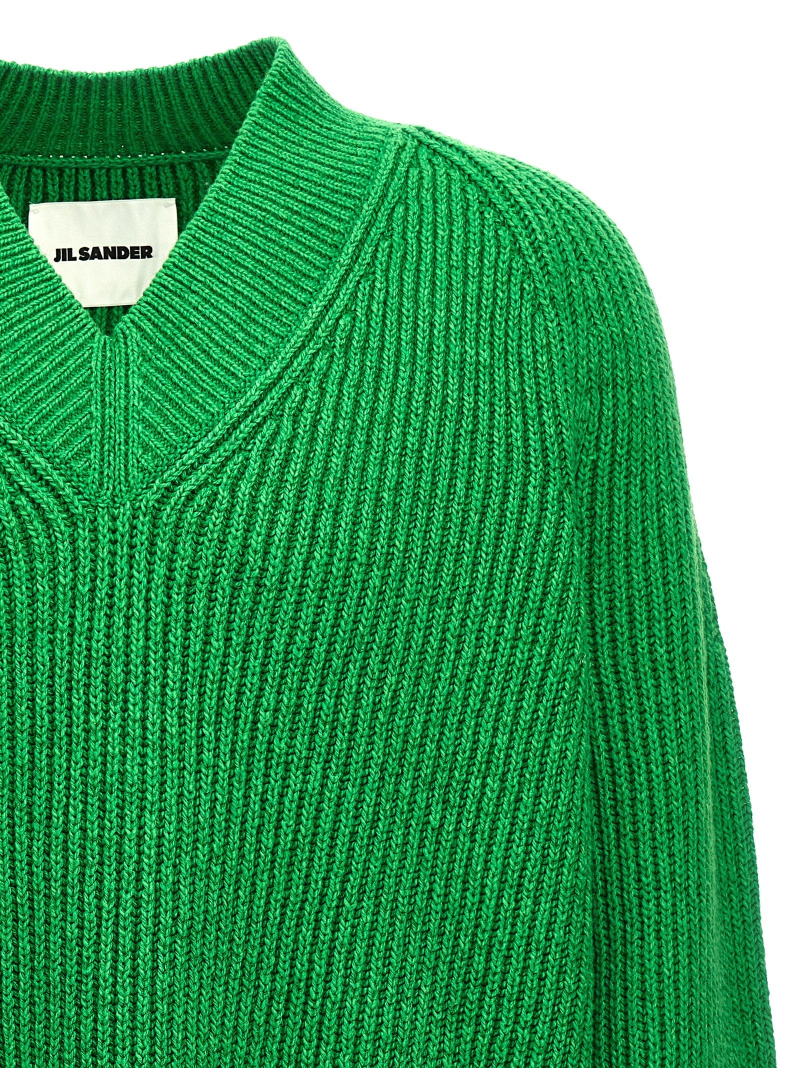 Jil Sander Oversized Sweater Green