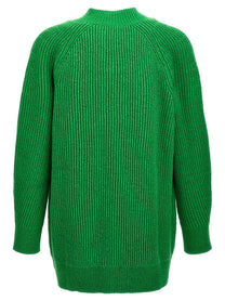 Jil Sander Oversized Sweater Green