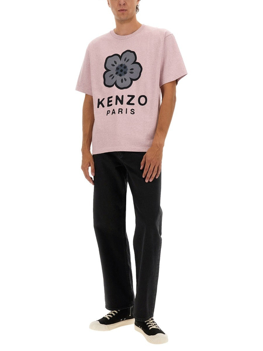 Kenzo Men's Oversized Shirt Blue