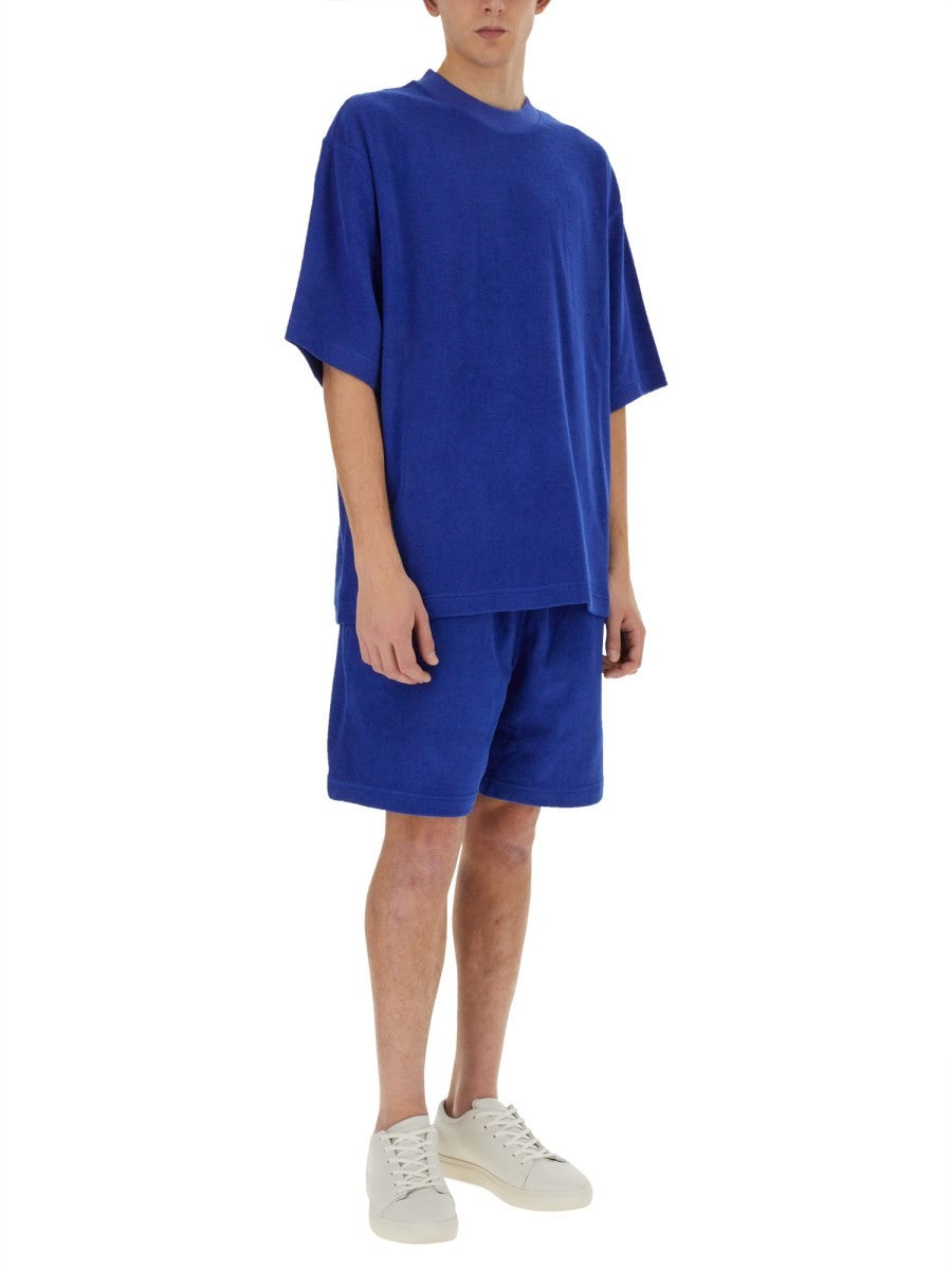 Burberry Men's Oversized Shirt Blue, view 2