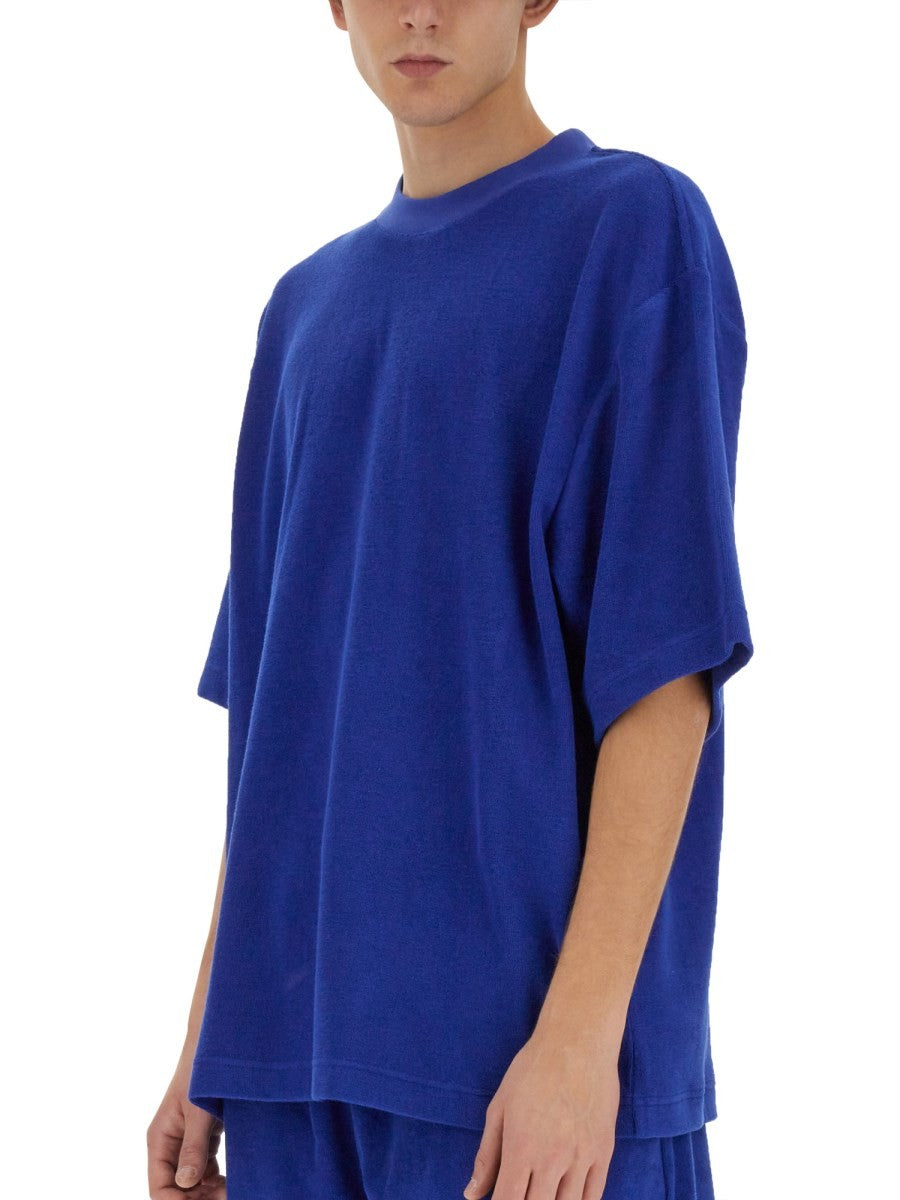 Burberry Men's Oversized Shirt Blue, view 4