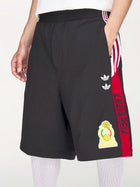 adidas Originals x Willy Chavarria Men's Oversized Woven Track Trousers Black, view 4