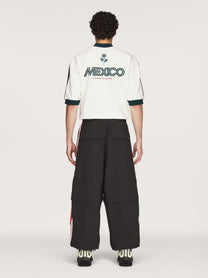 adidas Originals x Willy Chavarria Men's Oversized Woven Track Trousers Black, view 3