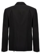 Off-White OW Embroidery Blazer Black, view 2