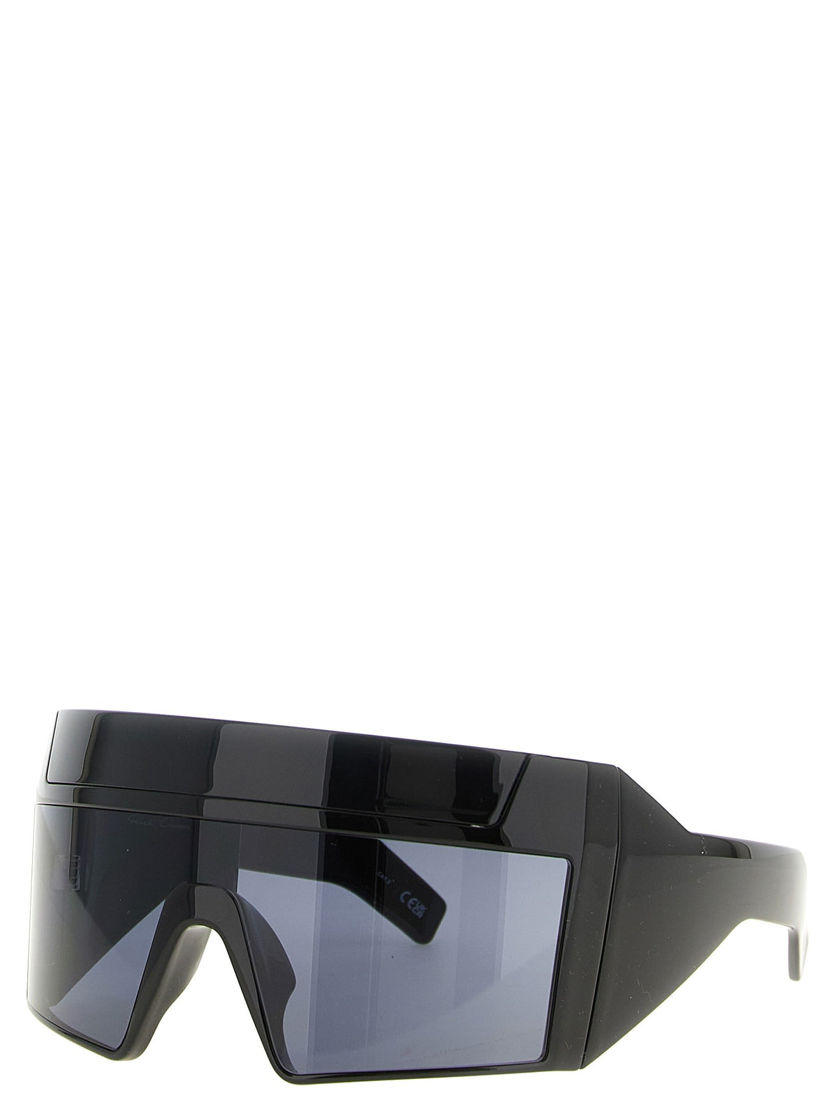 Rick Owens Owens Suicidebandofficial Rev Sunglasses Black, view 3