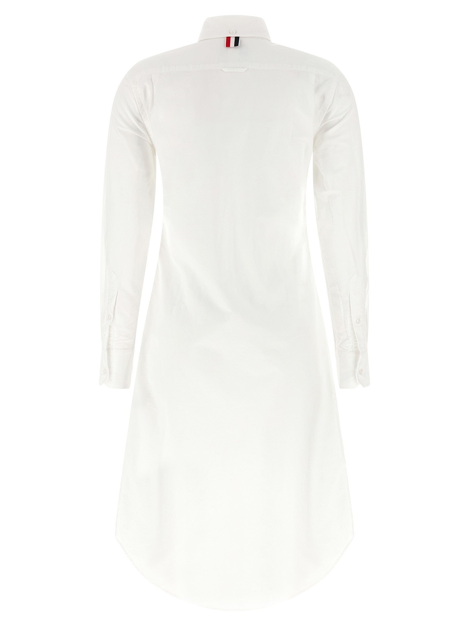 Thom Browne Oxford Chermisier Dress White