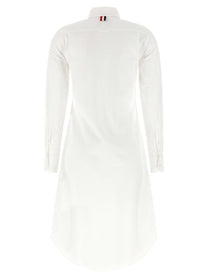 Thom Browne Oxford Chermisier Dress White