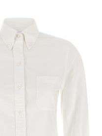 Thom Browne Oxford Chermisier Dress White
