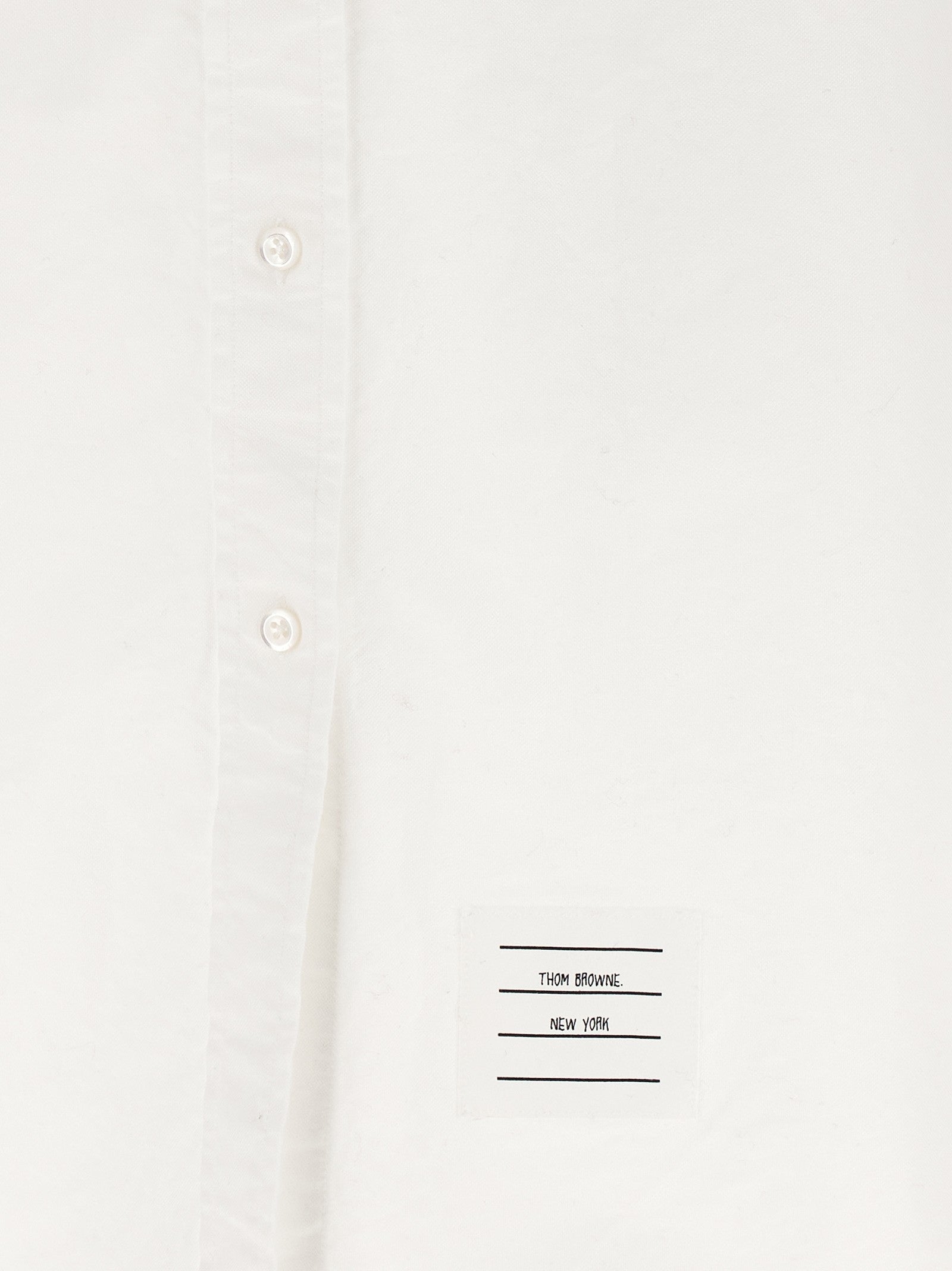 Thom Browne Oxford Chermisier Dress White