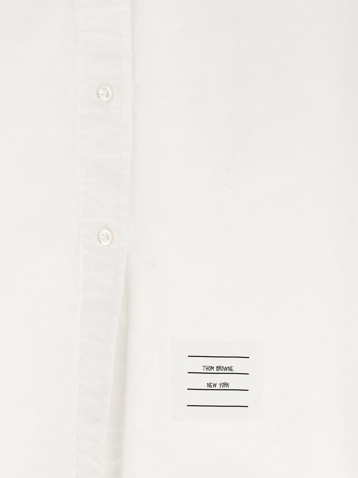 Thom Browne Oxford Chermisier Dress White, view 5