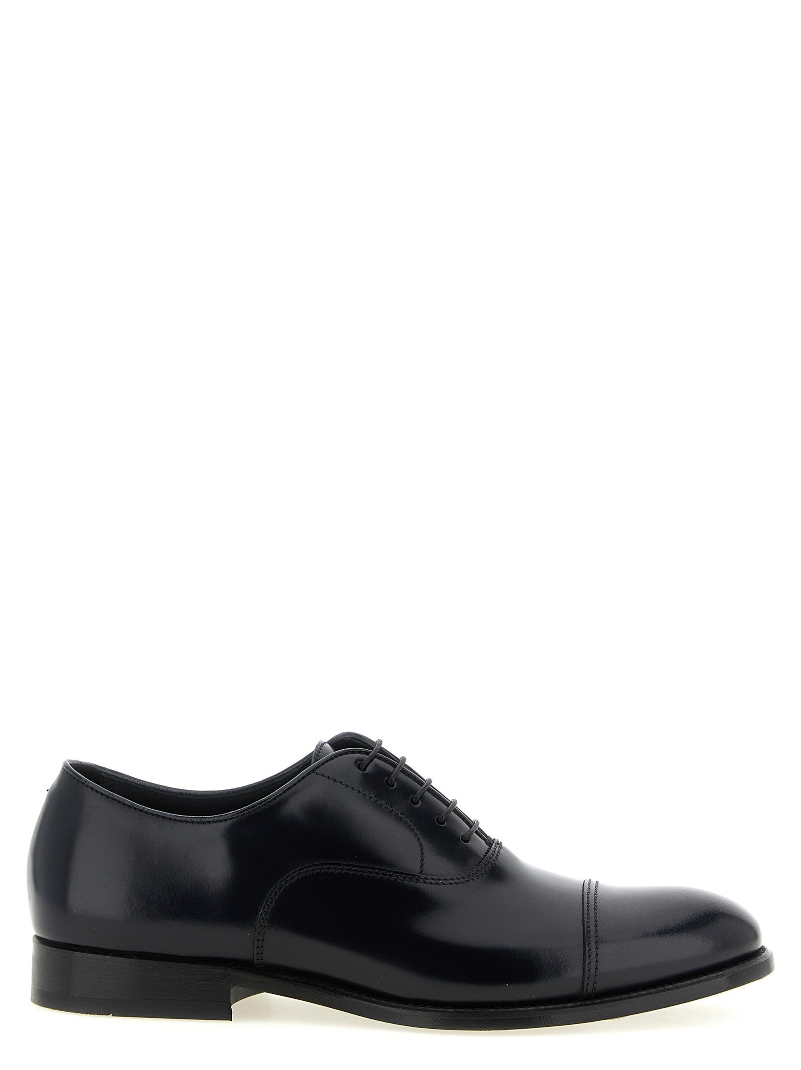 Doucal's Oxford Lace up Shoes Black