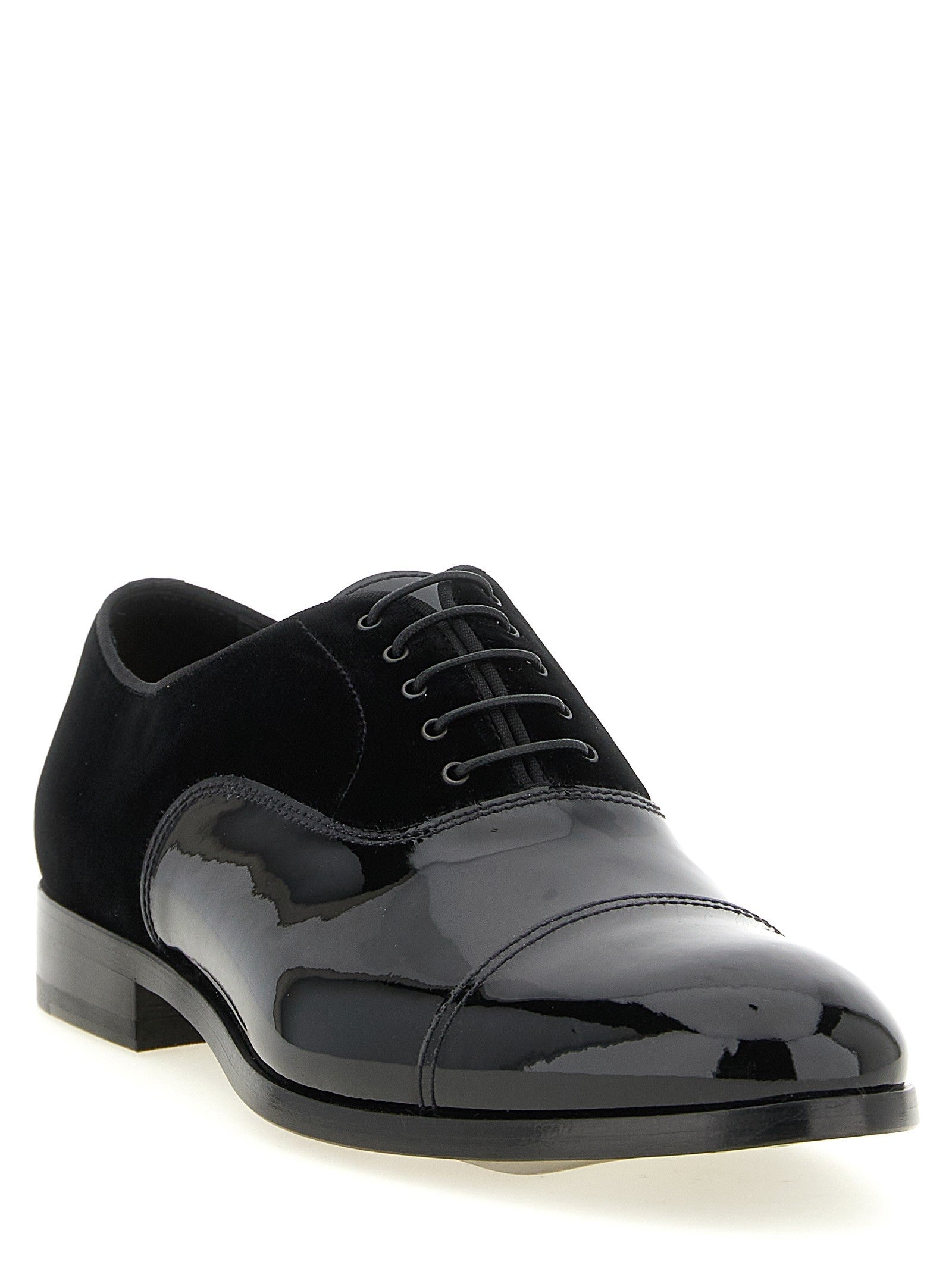 Doucal's Oxford Lace up Shoes Black