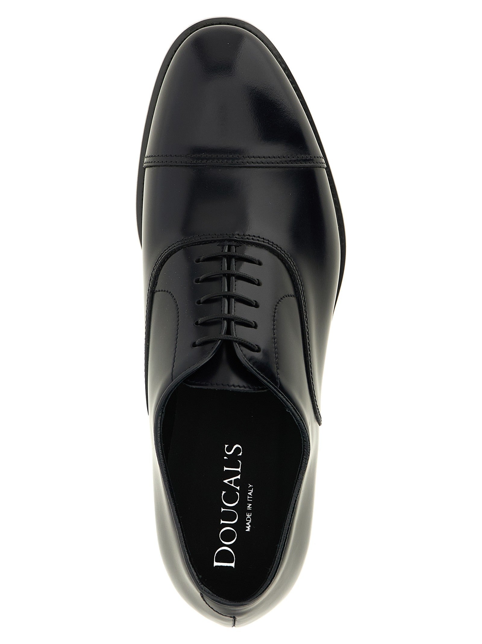 Doucal's Oxford Lace up Shoes Black