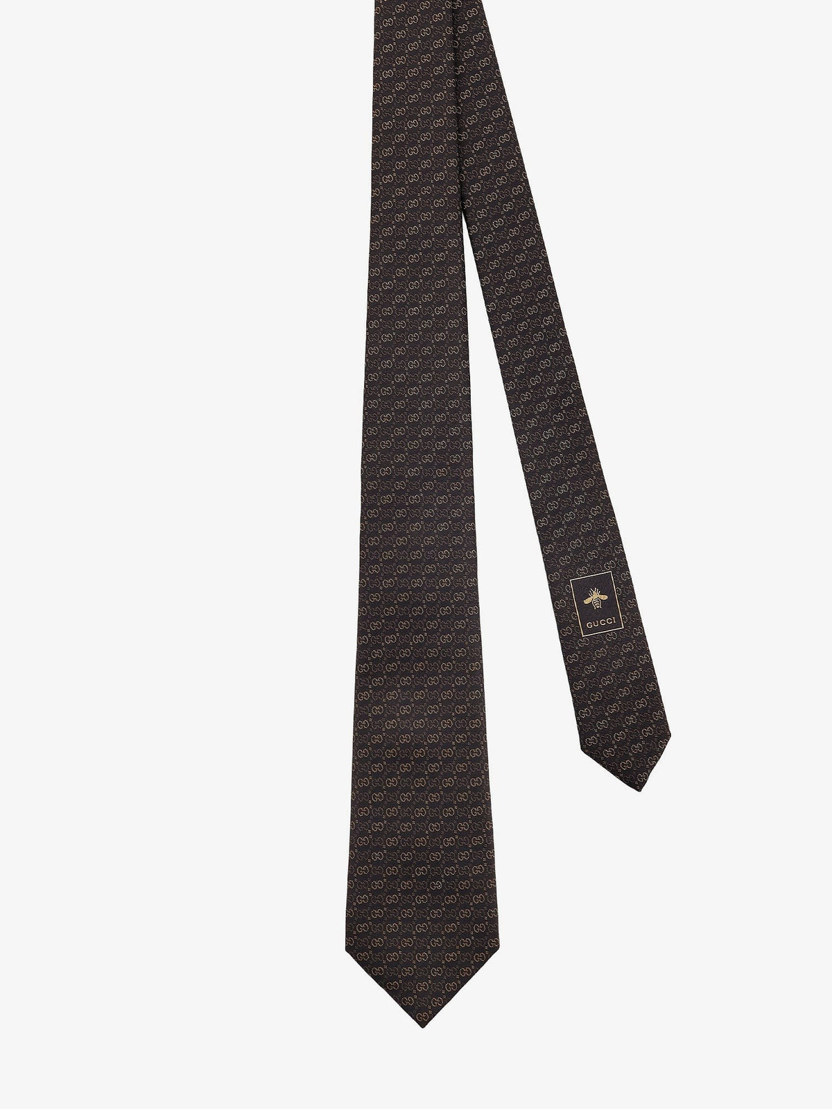 Gucci Men's Oxy Silk Tie Black, view 2
