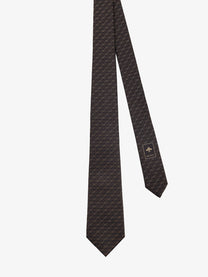 Gucci Men's Oxy Silk Tie Black