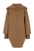 Parosh Women's Wool Coat Beige, view 2