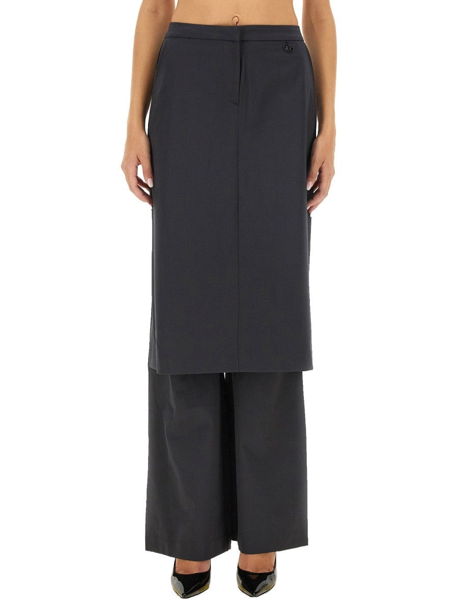 Diesel Women's Earl Skirt Grey Diesel