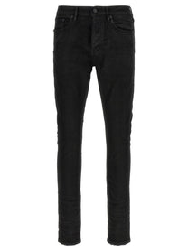 PURPLE BRAND Black Resin Jeans Black