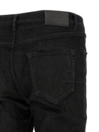 PURPLE BRAND Black Resin Jeans Black, view 4