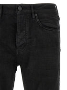 PURPLE BRAND Black Resin Jeans Black, view 3